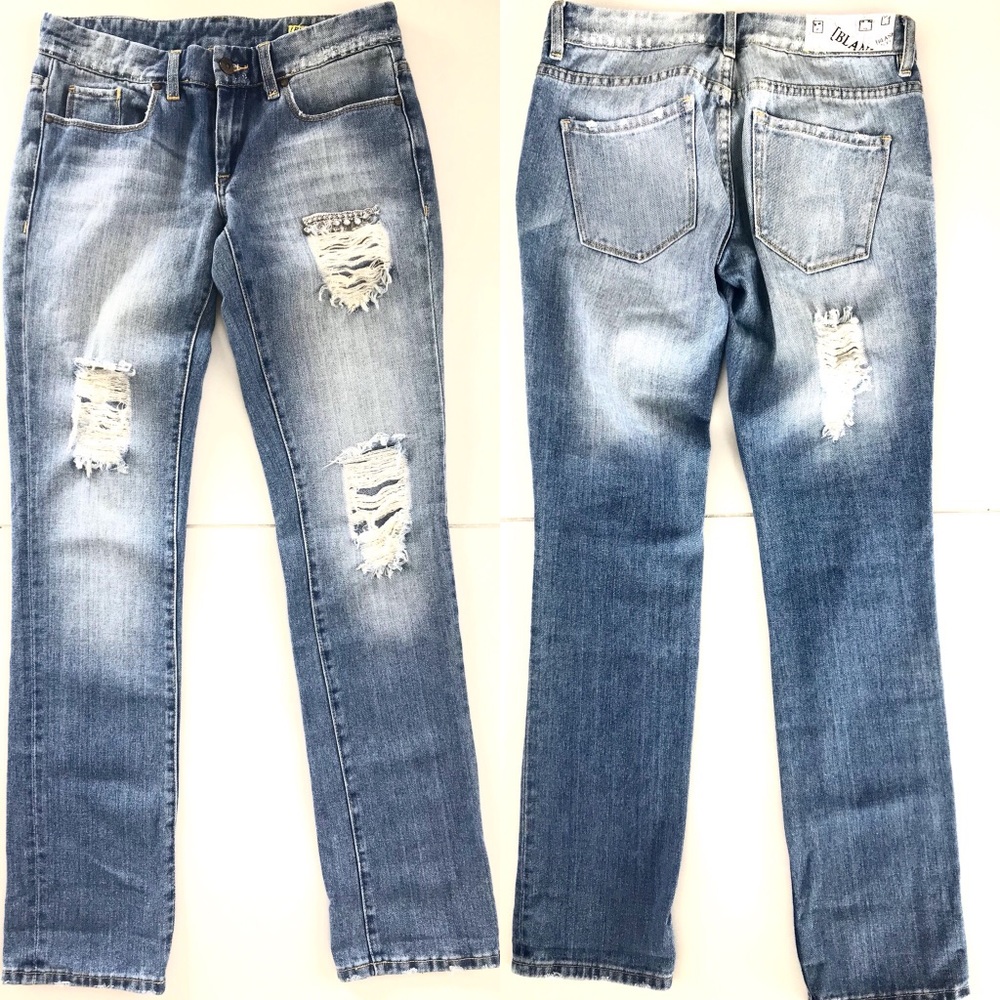 Blank NYC Distressed Bootcut Jean